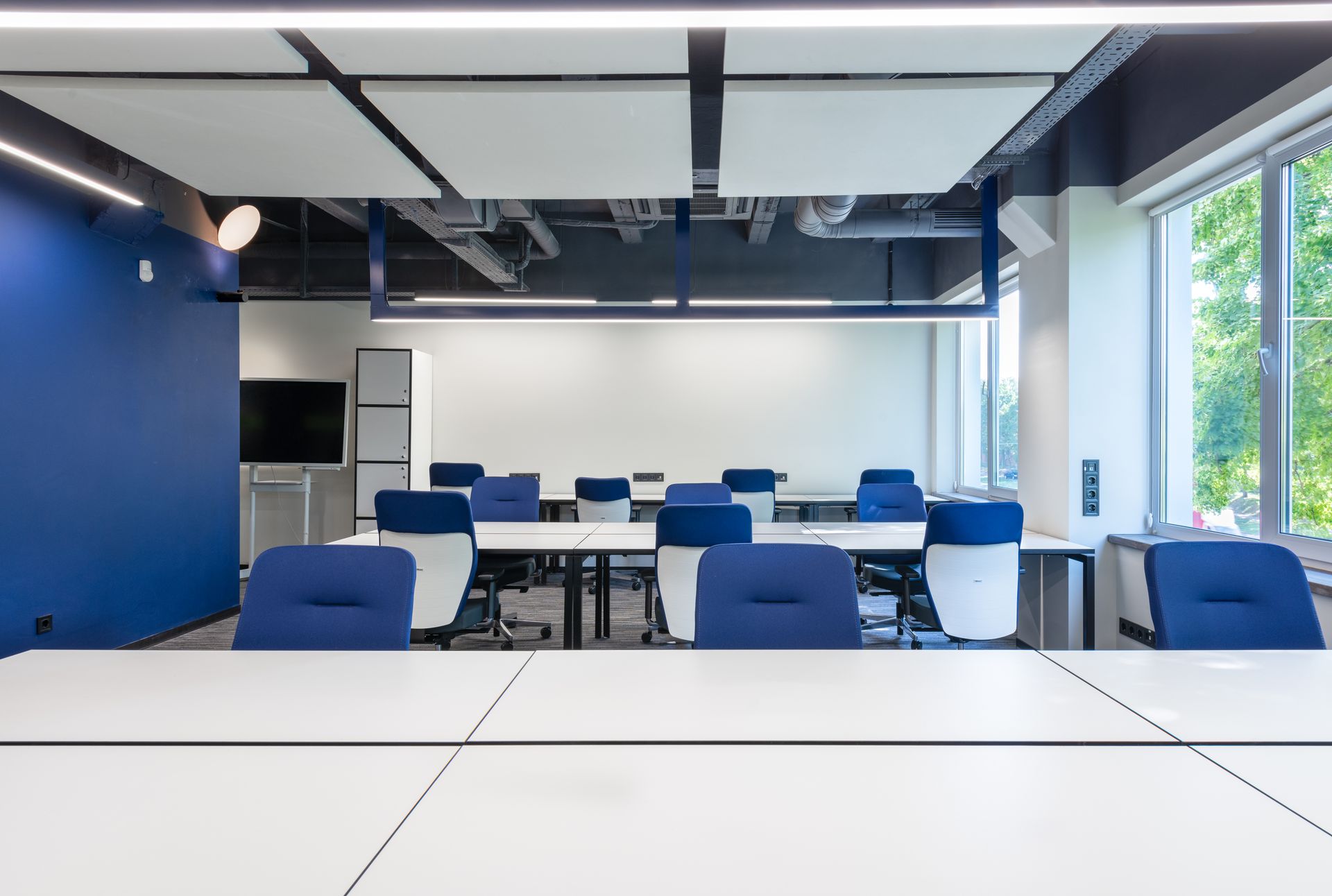 Clean, modern office space
